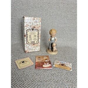 Enesco Memories of Yesterday 1998 "I'll Never Leave Your Side " Boy Dog